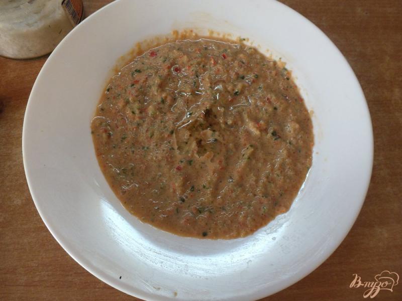 Фото приготовление рецепта: Холодный суп-пюре из болгарского перца и огурца шаг №8