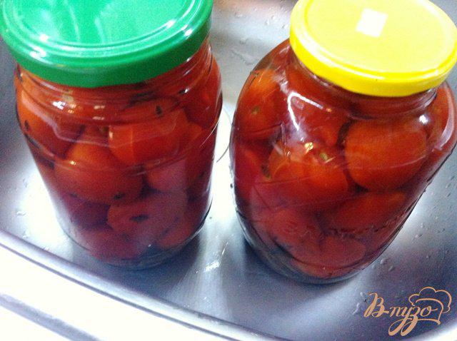 Фото приготовление рецепта: Маринованные помидоры без стерилизации шаг №6