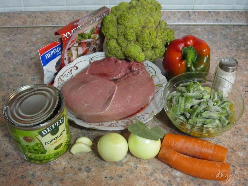 Фото приготовление рецепта: Рагу с овощами шаг №1