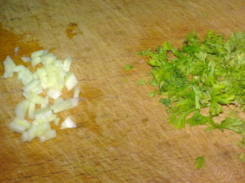 Фото приготовление рецепта: Салат с репой «Осень» шаг №4