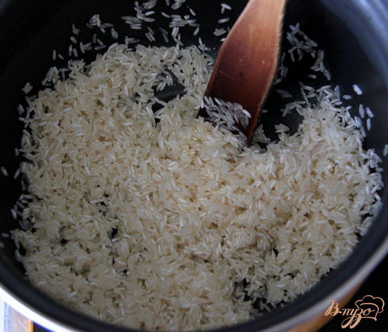 Фото приготовление рецепта: Рис с зелёной фасолью, цуккини и фетой шаг №1