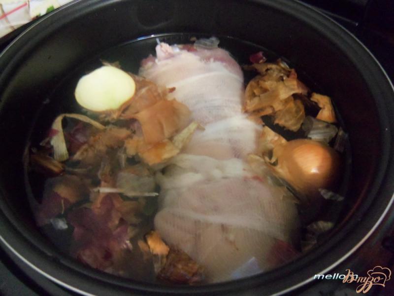 Фото приготовление рецепта: Рулет из свиной рульки в мультиварке шаг №3