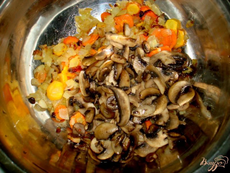 Фото приготовление рецепта: Печёночно - грибной паштет шаг №3