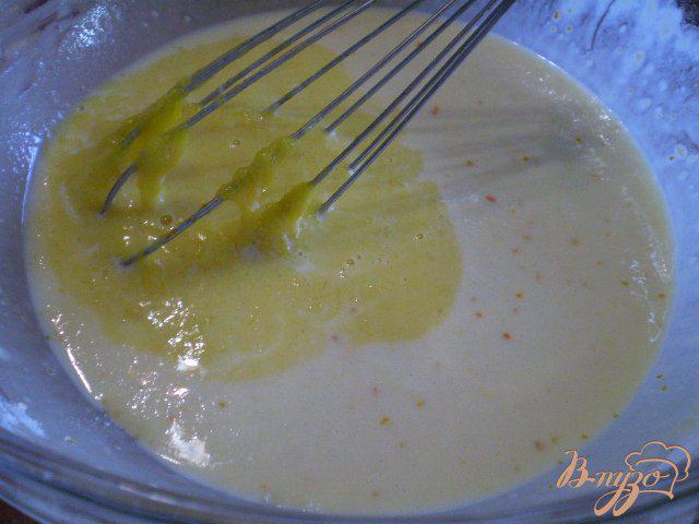 Фото приготовление рецепта: Блинчики с тыквой, апельсиновой цедрой и мятой шаг №9