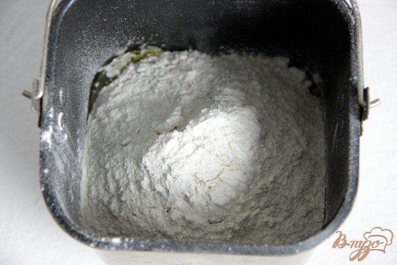 Фото приготовление рецепта: Смешанный хлеб с рисовыми хлопьями шаг №3