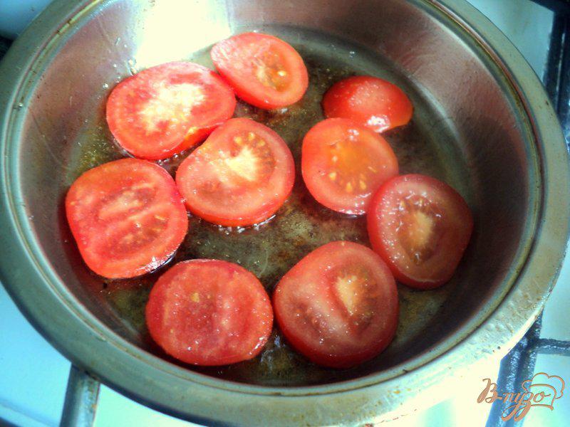 Фото приготовление рецепта: Закуска из кабачков и помидор шаг №4