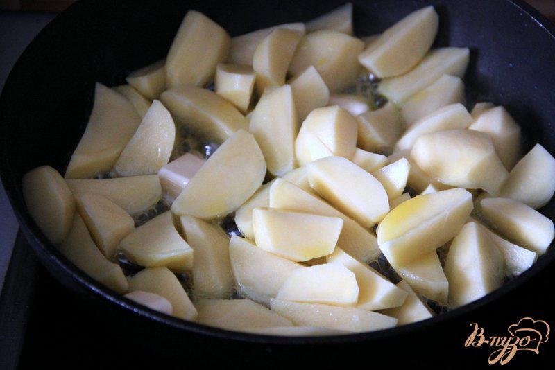 Фото приготовление рецепта: Картофельно-тыквенный гарнир шаг №1