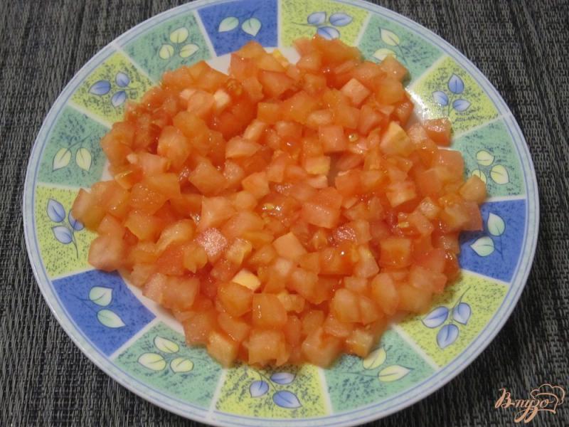 Фото приготовление рецепта: Котлеты с помидорами, рисом и кабачками шаг №3