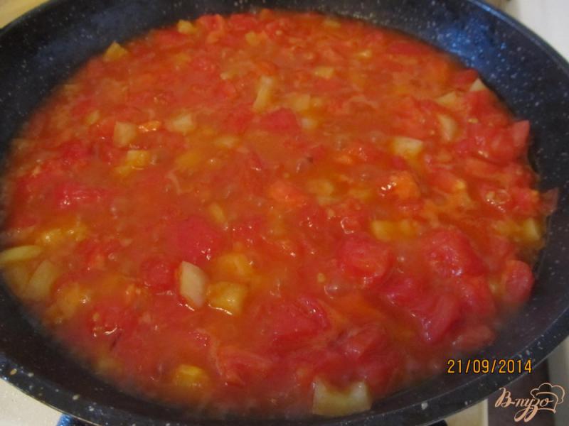 Фото приготовление рецепта: Овощное рагу с мясом летнее шаг №11
