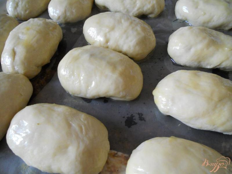 Фото приготовление рецепта: Пирожки с начинкой из квашеной капусты шаг №14