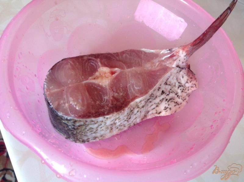 Фото приготовление рецепта: Запеченная рыбка в фольге шаг №1