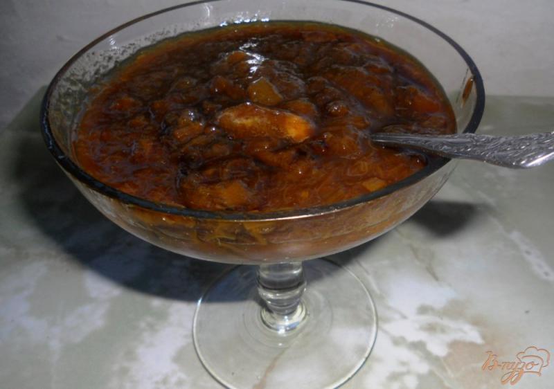 Фото приготовление рецепта: Варенье из ревеня с апельсинами шаг №10