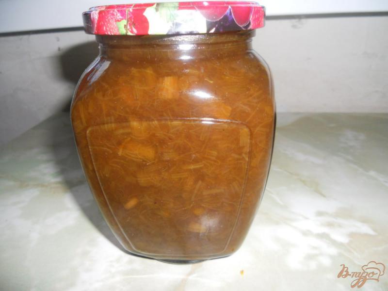 Фото приготовление рецепта: Варенье из ревеня с апельсинами шаг №9