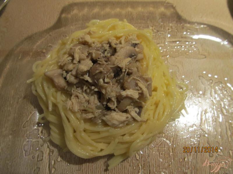 Фото приготовление рецепта: Гнезда из спагетти шаг №6