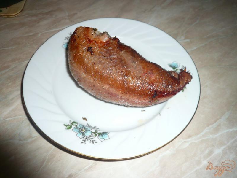 Фото приготовление рецепта: Утиная шейка, фаршированная кашей шаг №6