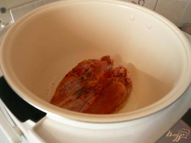Фото приготовление рецепта: Куриная грудка с гарниром из цветной капусты шаг №3