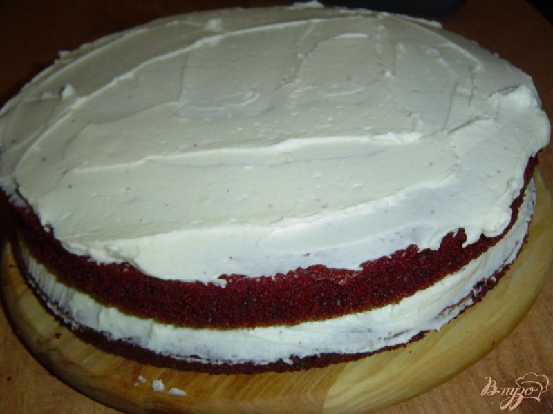 Фото приготовление рецепта: Торт «Красный Вельвет» шаг №7