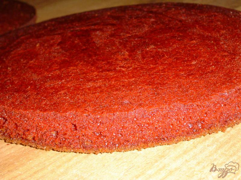 Фото приготовление рецепта: Торт «Красный Вельвет» шаг №5