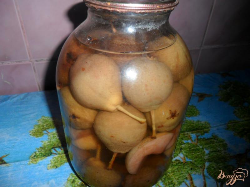 Фото приготовление рецепта: Грушово-яблочный компот на зиму шаг №4