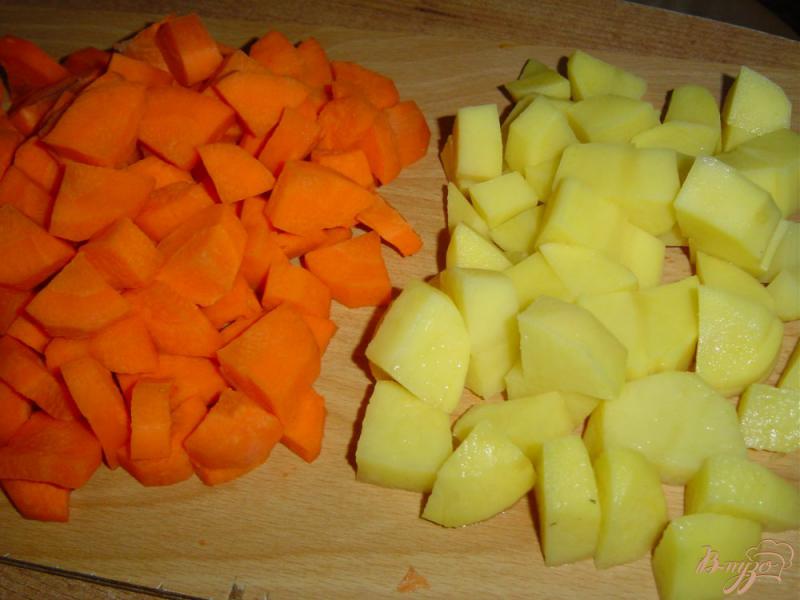 Фото приготовление рецепта: Морковный суп-пюре с зеленым луком (Сrema di carote all erba cipollina) шаг №1