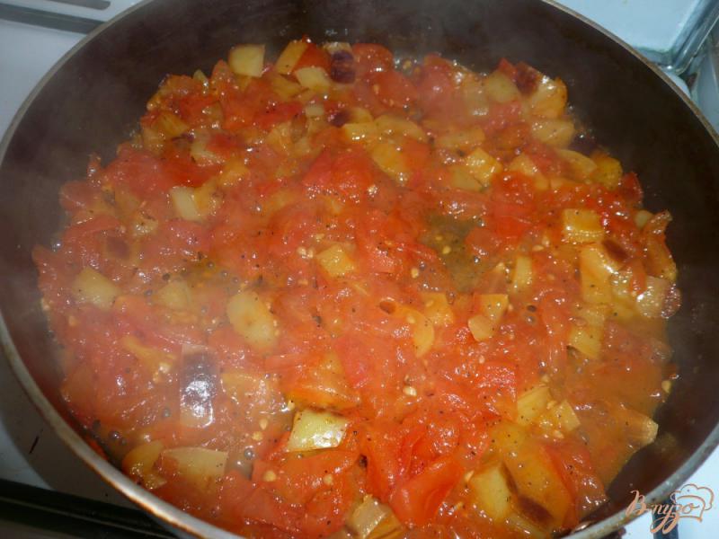 Фото приготовление рецепта: Острый рисовый суп с фасолью шаг №9