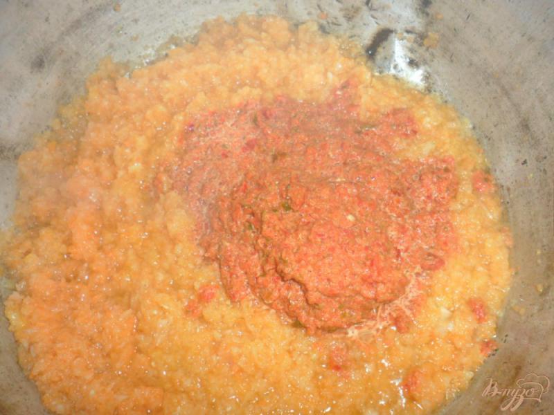 Фото приготовление рецепта: Фасоль на зиму в красном соусе шаг №3