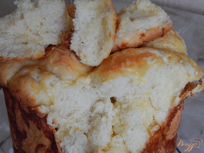 Фото приготовление рецепта: Обезьяний хлеб с сыром шаг №10