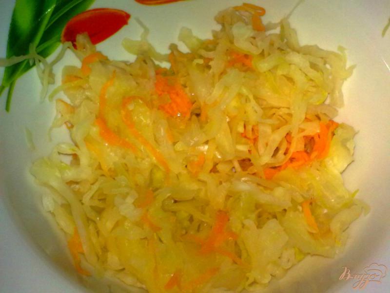 Фото приготовление рецепта: Салат из двух видов капусты с грибами шаг №1