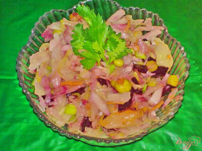 Фото приготовление рецепта: Салат со свеклой шаг №6