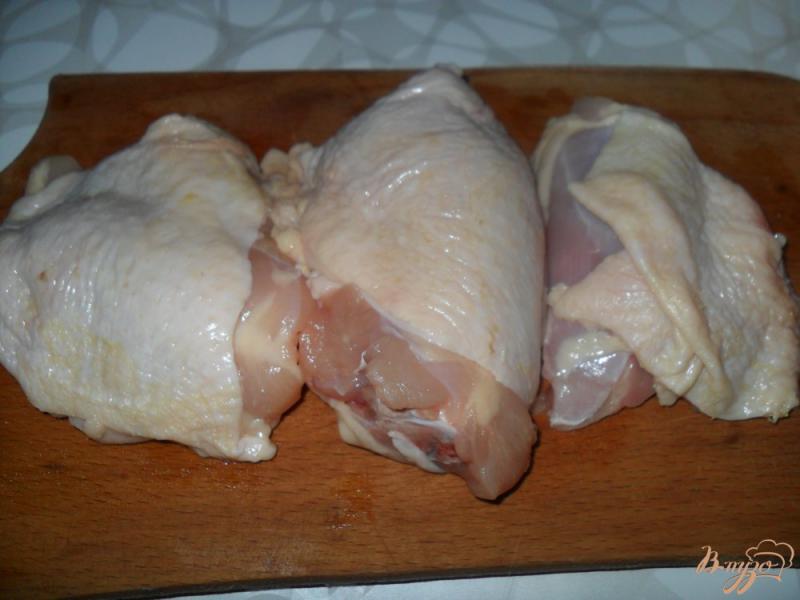 Фото приготовление рецепта: Курица в картофельном кольце шаг №2
