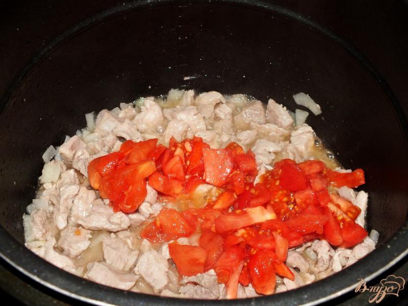 Фото приготовление рецепта: Мясо в соусе с золотым пшеном шаг №3