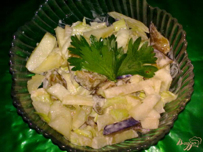 Фото приготовление рецепта: Салат со сливами шаг №5