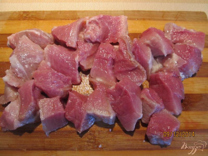 Фото приготовление рецепта: Гуляш из свинины с подливкой шаг №1