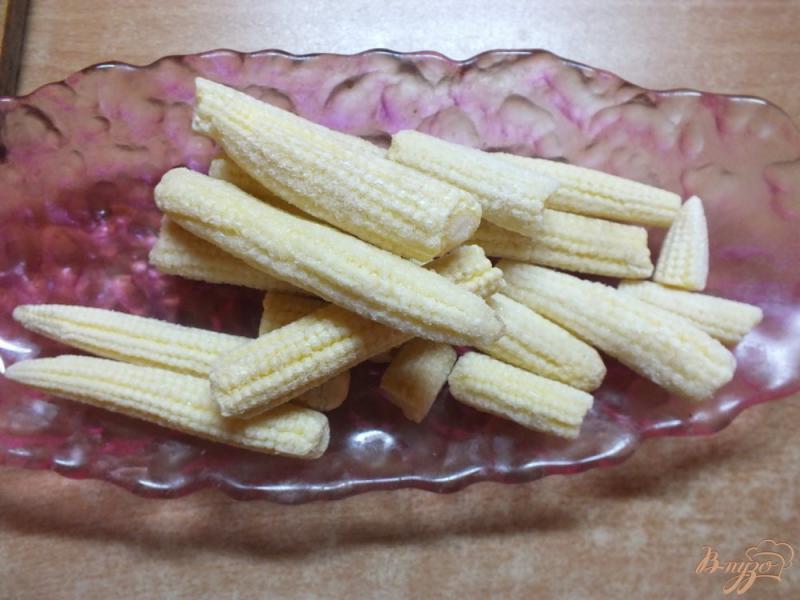Фото приготовление рецепта: Суп с початками кукурузы и черри шаг №1