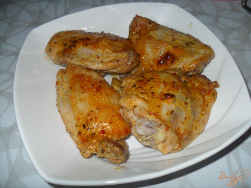 Фото приготовление рецепта: Куриные бедра с горчицей шаг №3