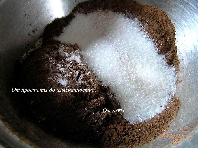 Фото приготовление рецепта: Шоколадные кексы (постные) шаг №1