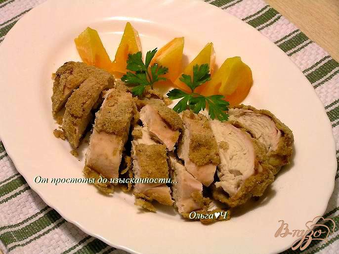Фото приготовление рецепта: Куриные грудки в хрустящей панировке с итальянскими травами шаг №4