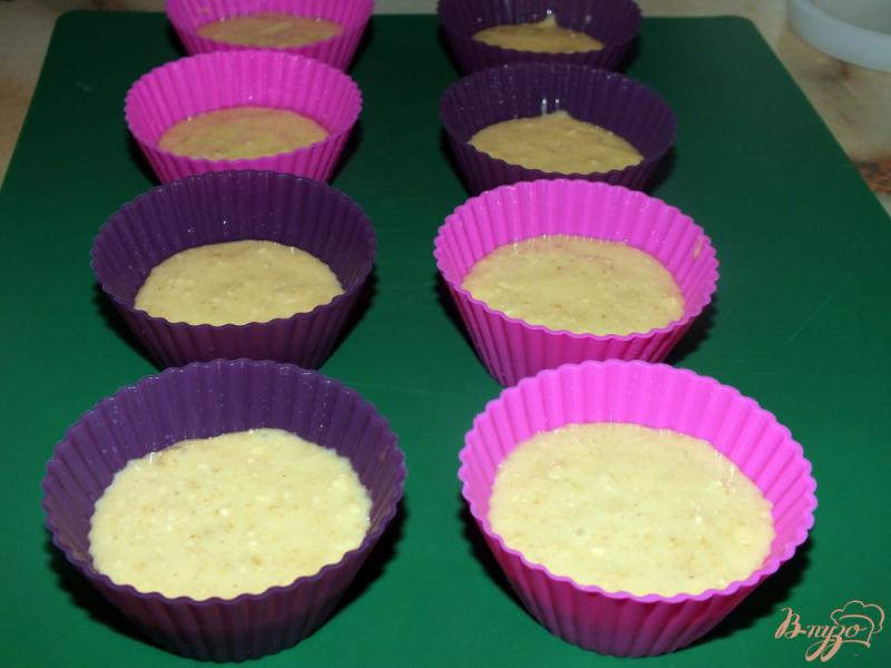 Фото приготовление рецепта: Овсяные кексы с коричневым сахаром шаг №7