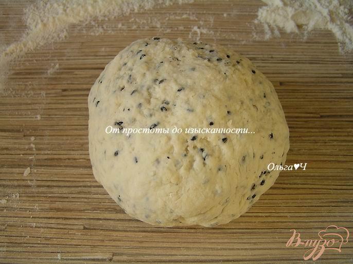 Фото приготовление рецепта: Содовый постный хлеб с кунжутом шаг №3