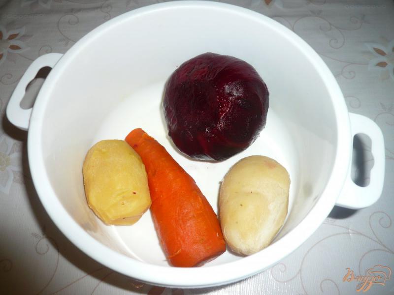 Фото приготовление рецепта: Винегрет из запеченных овощей шаг №2