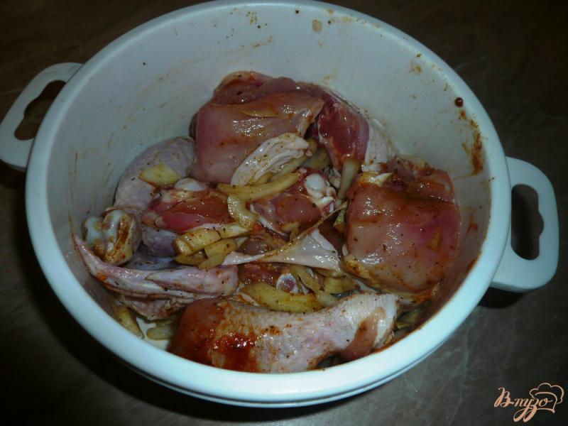Фото приготовление рецепта: Курица в кунжуте шаг №4