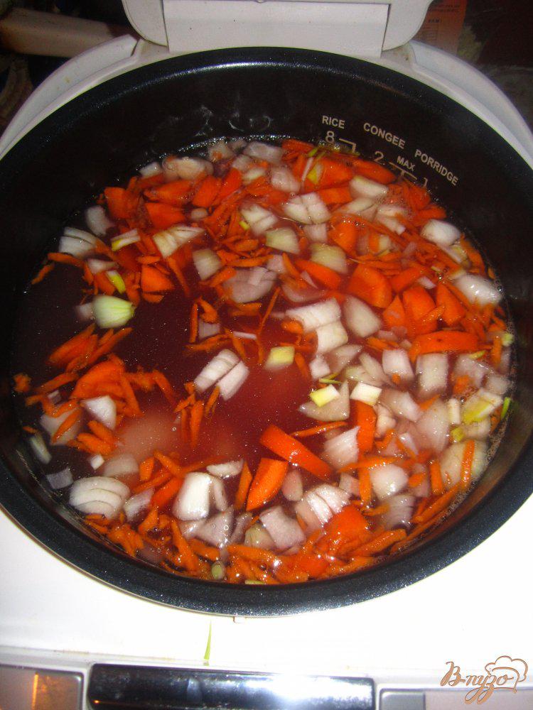Фото приготовление рецепта: Рагу в мультиварке с курицей и овощами шаг №4