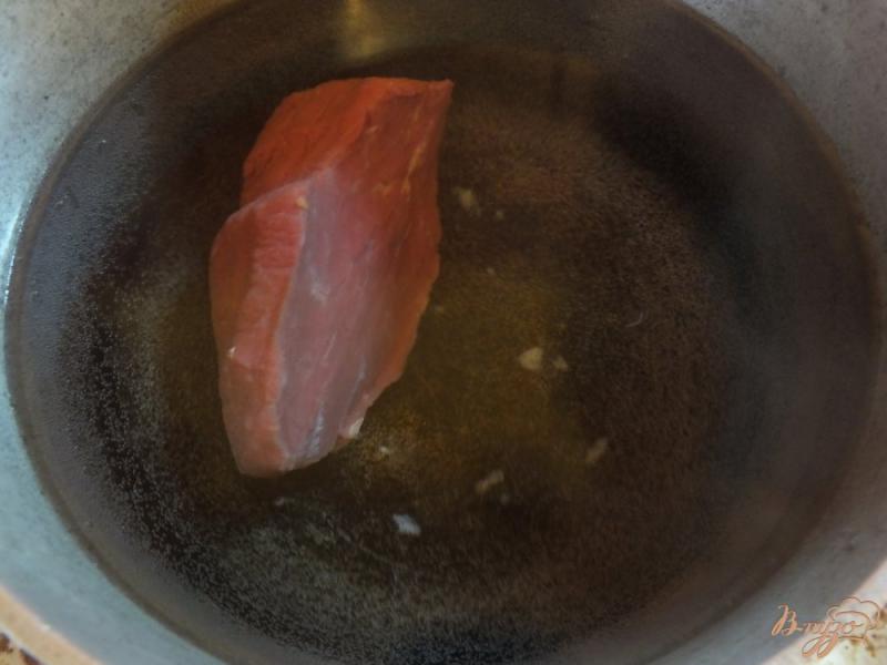 Фото приготовление рецепта: Суп из говядины с соленым огурцом шаг №1