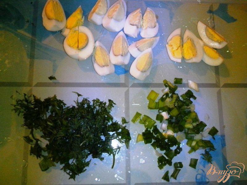 Фото приготовление рецепта: Салат со шпинатом шаг №2