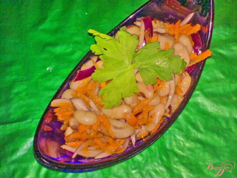 Фото приготовление рецепта: Салат из фасоли по-азиатски шаг №4