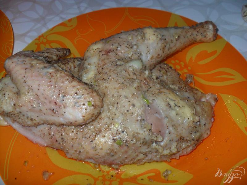Фото приготовление рецепта: Курица с картофелем в рукаве шаг №4