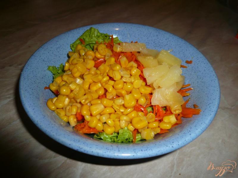 Фото приготовление рецепта: Пикантный салатик за пять минут шаг №3