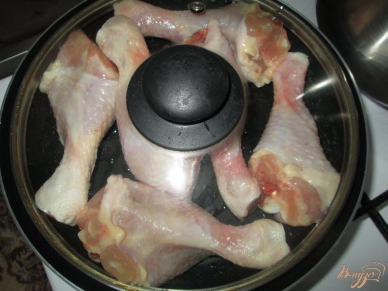 Фото приготовление рецепта: Куриная голень в медово-соевом соусе шаг №1