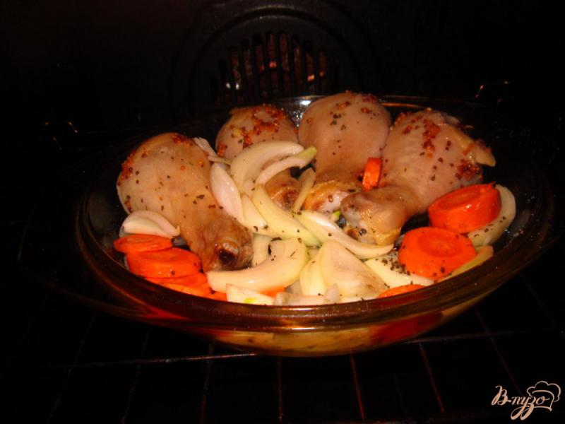 Фото приготовление рецепта: Куриные голени в лимонно-горчичном маринаде шаг №3