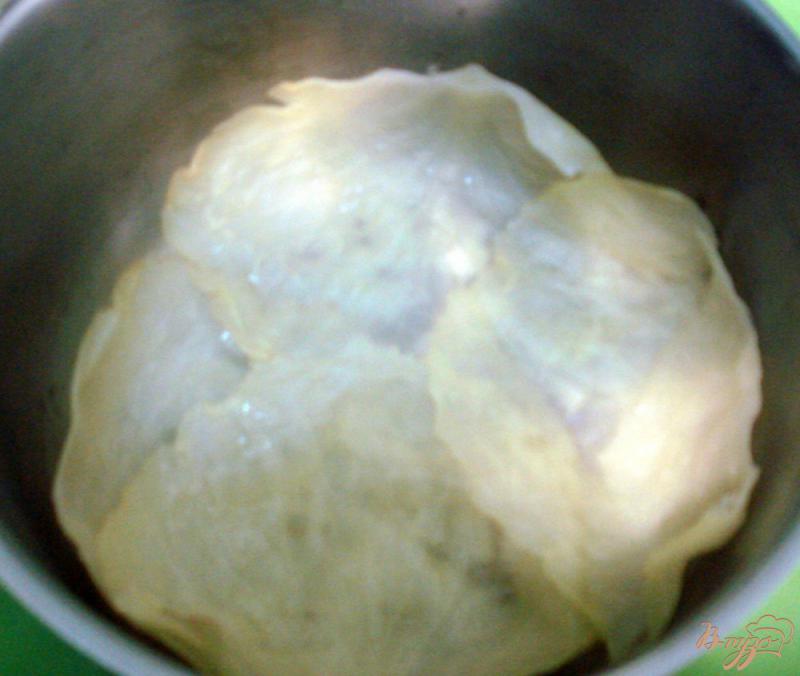 Фото приготовление рецепта: Голубцы с мясом и сухими грибами шаг №6